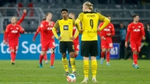 El Borussia Dortmund sufrió una dolorosa derrota ante el RB Leipzig. Foto: Getty