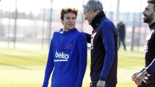El once tipo que usará Setién en el Barça "Foto: El País"