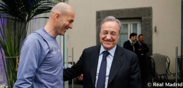 Zinedine Zidane y Florentino Pérez / Real Madrid.