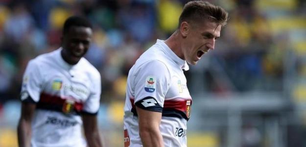 Piatek celebra un gol con el Genoa (EFE)