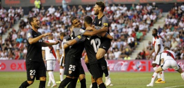 Sevilla, celebrando un gol esta temporada / twitter 