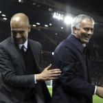 Guardiola y Mourinho (EFE)