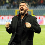 Gattuso celebra una victoria (AC Milan)