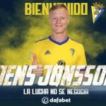 Oficial: Jens Jonsson al Cádiz / Cadizcf.es