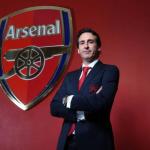 Unai Emery durante su presentación como entrenador del Arsenal. Foto: Arsenal.com