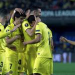 Jugadores del Villarreal durante un encuentro de la Europa League / LaLiga