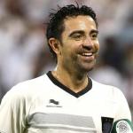 Xavi, durante un partido en Qatar (EFE)