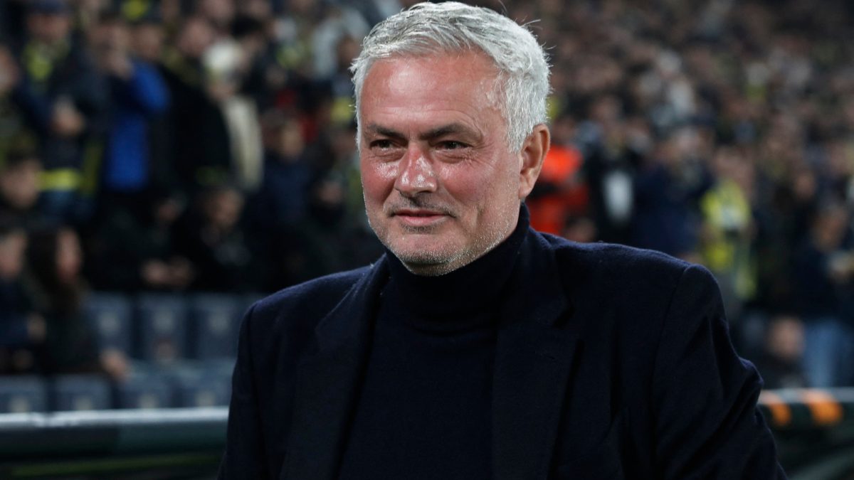 José Mourinho during a match