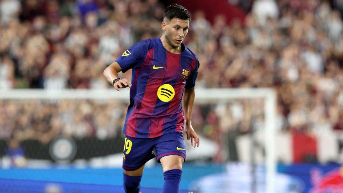 Roony Bardghji con los colores del Barcelona