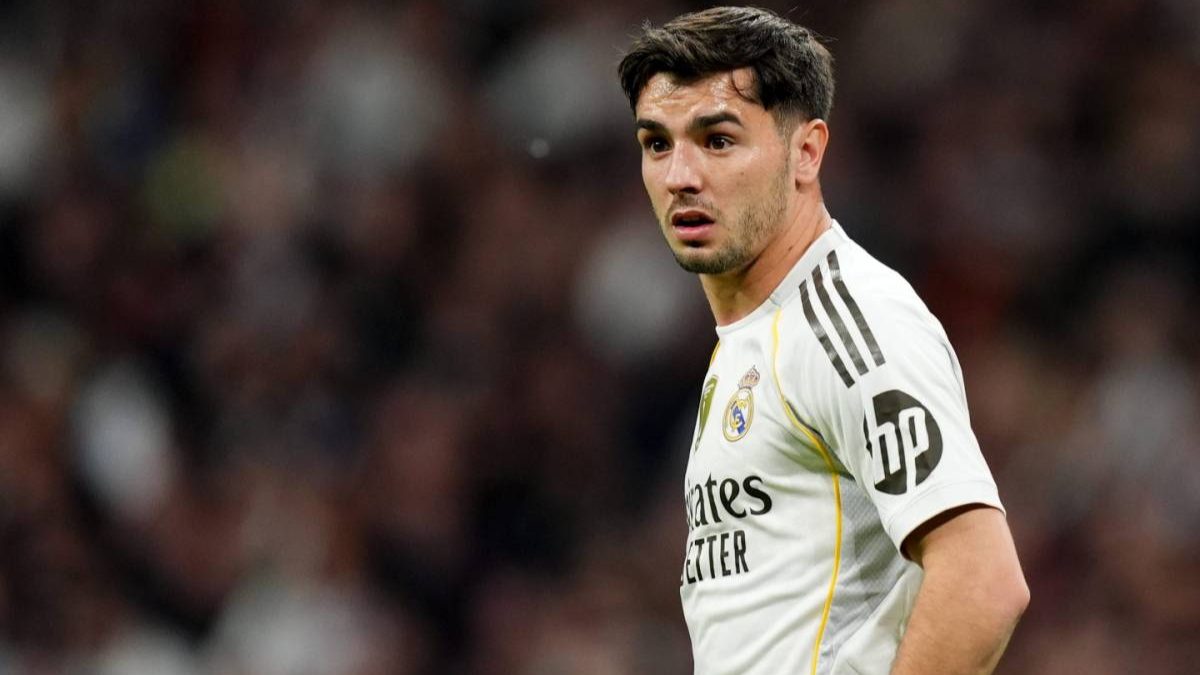 Brahim Díaz during a match for Real Madrid