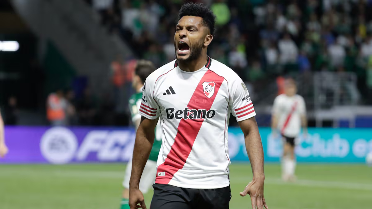 Miguel Borja, delantero de River Plate