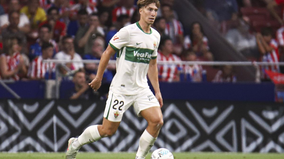 David Affengruber during a match with Elche