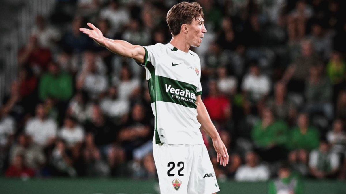 David Affengruber during a match with Elche