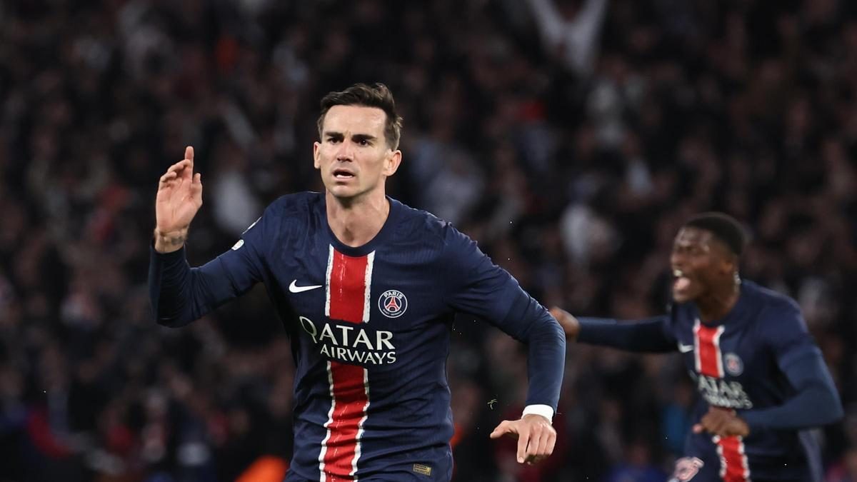 Fabián Ruiz celebra un gol con el PSG
