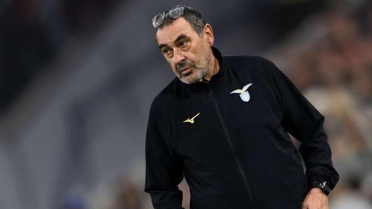 Maurizio Sarri, actual entrenador de la Lazio
