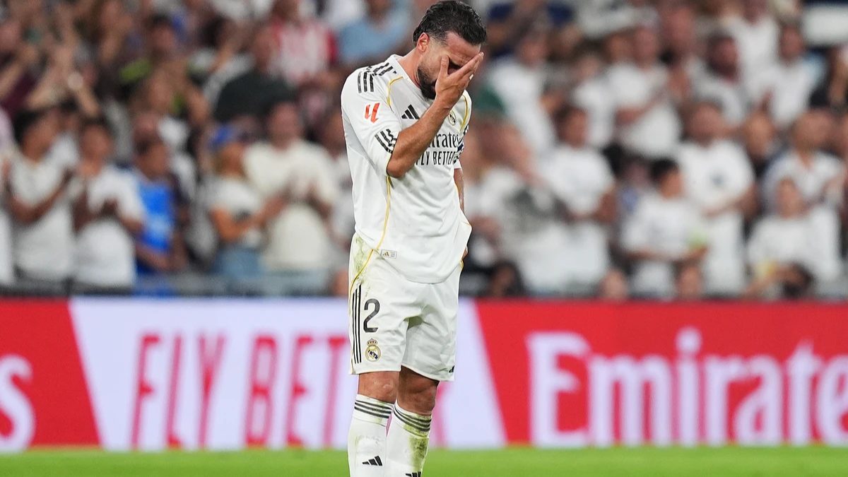 Dani Carvajal, emocionado en su despedida del Santiago Bernabéu