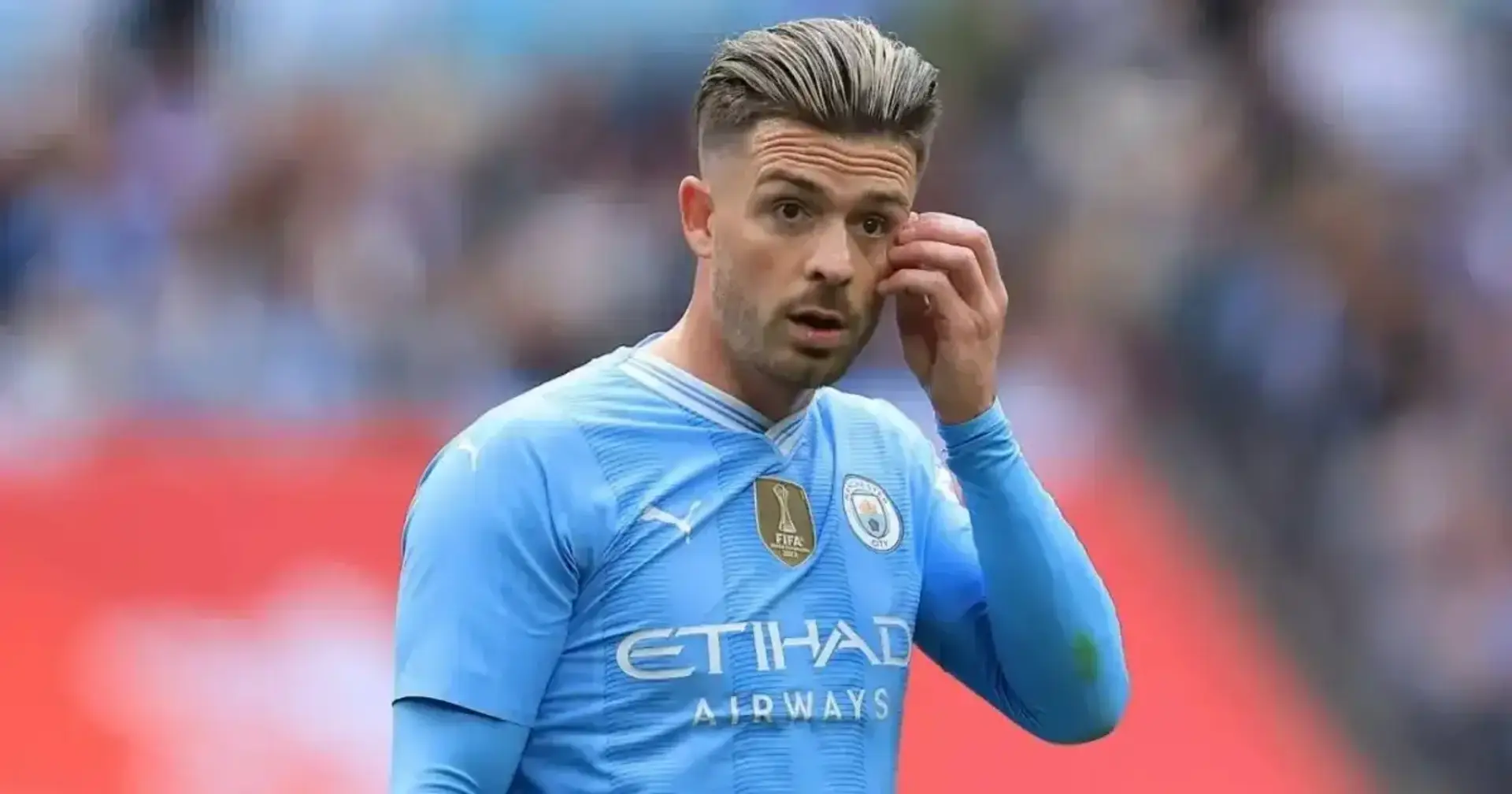 Grealish playing for Manchester City