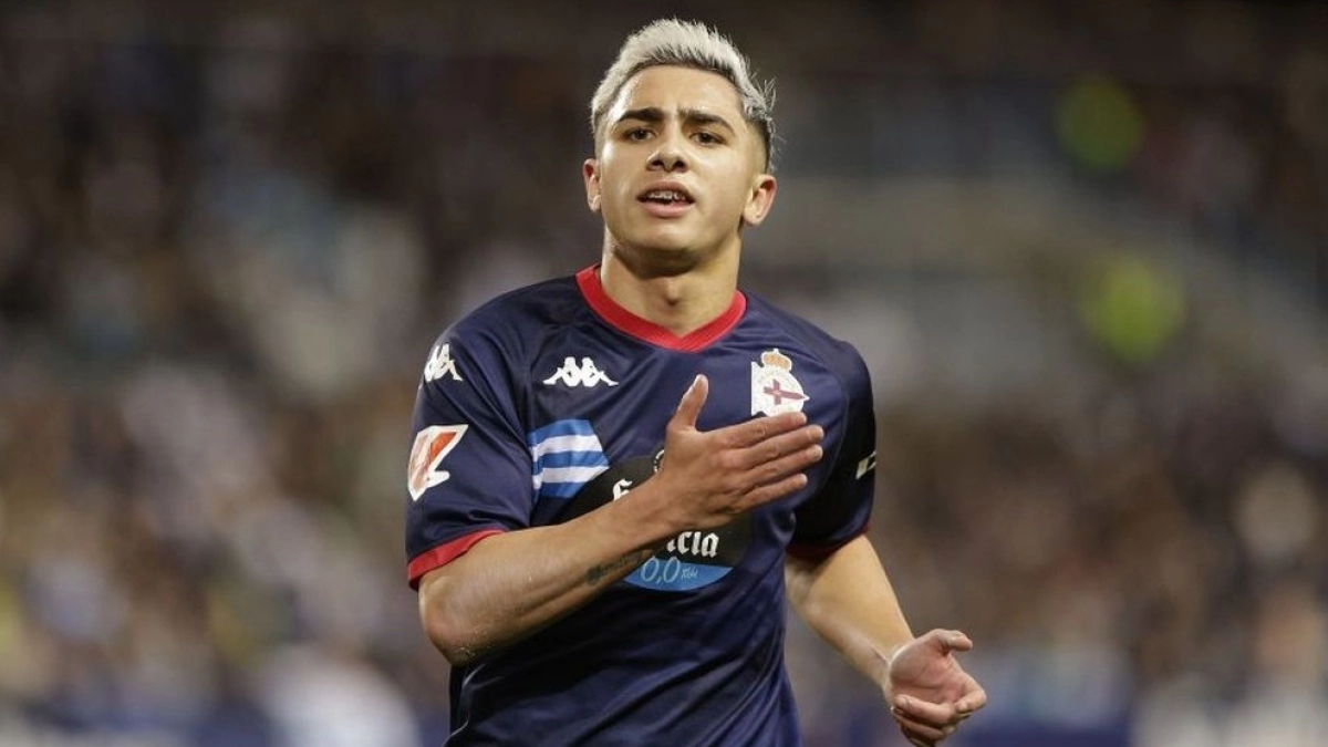 Yeremay celebrating the winning goal