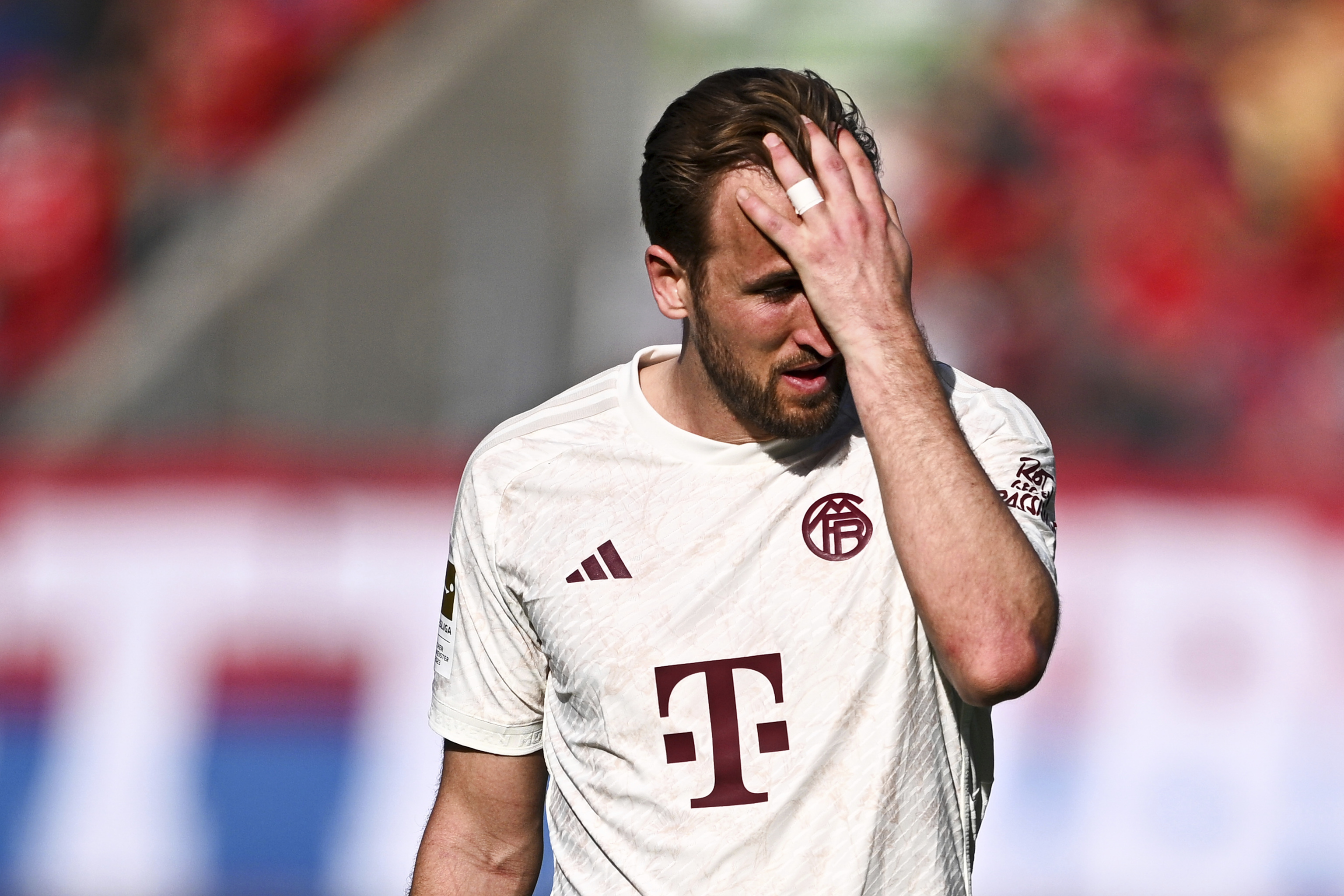 Kane training with Bayern Munich