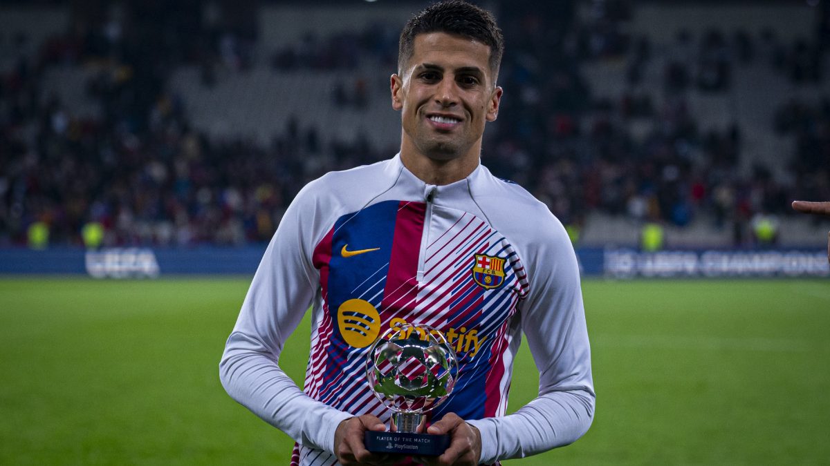 Joao Cancelo during his time at Barcelona