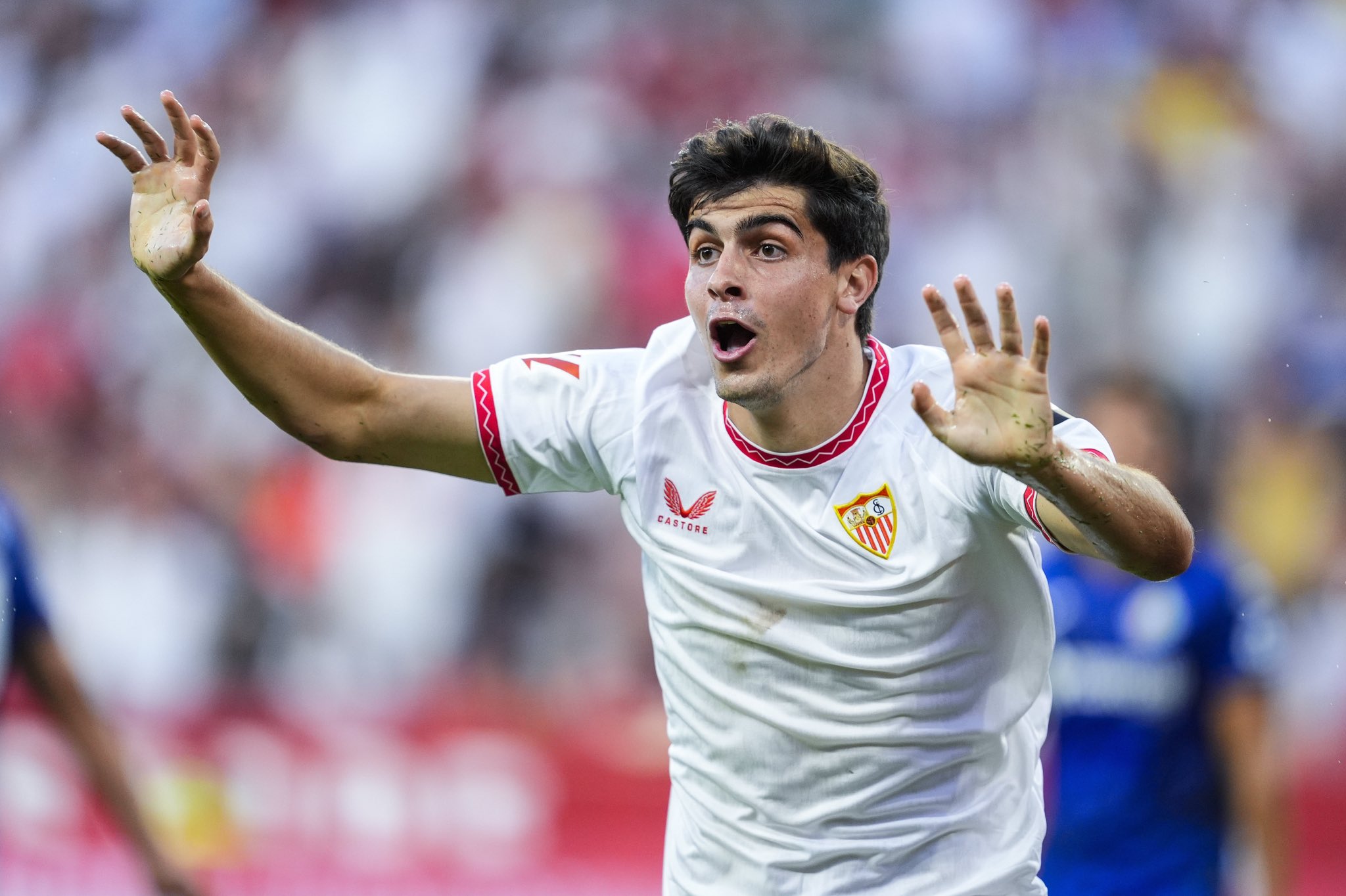 Lucien Agoumé, Rubén Vargas y Juanlu Sánchez