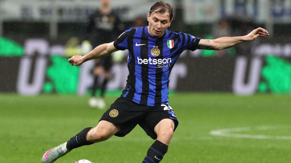 Nicolò Barella during a match with Inter Milan
