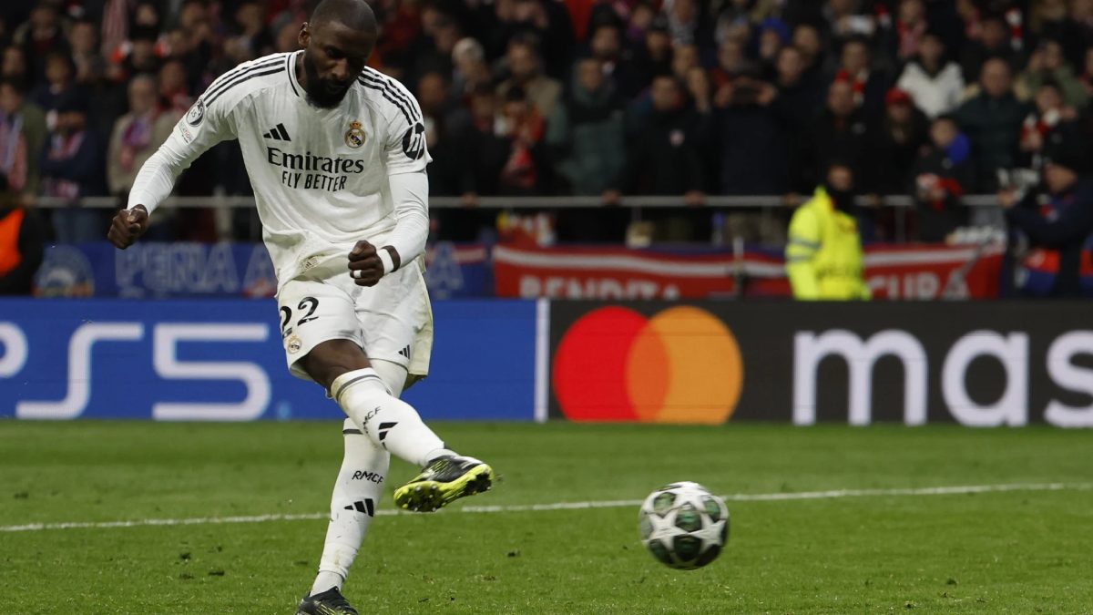 Antonio Rüdiger penalty kick against Atletico Madrid - Real Madrid