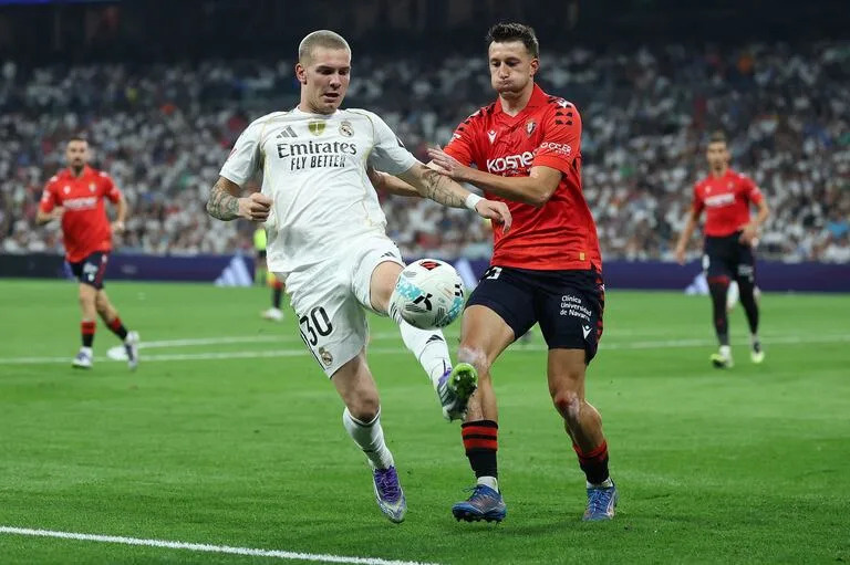 Mastantuono decepciona al Real Madrid