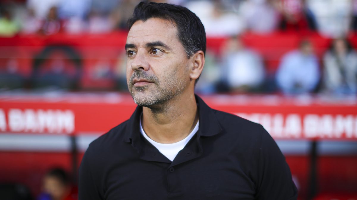 Míchel, actual entrenador del Girona