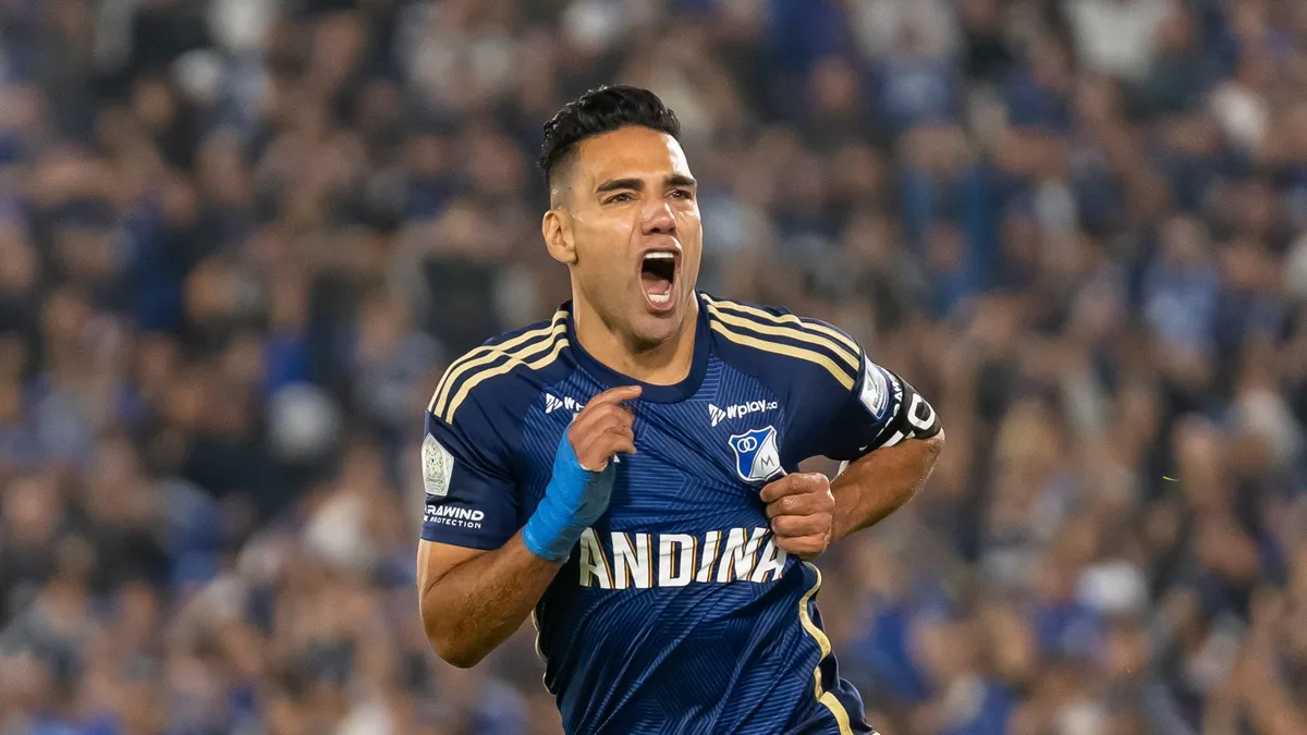 Radamel Falcao during his time at Millonarios