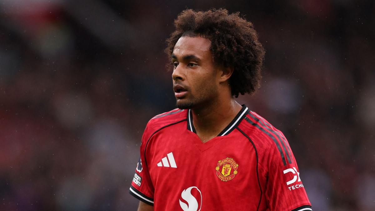 Joshua Zirkzee, jugador del Manchester United