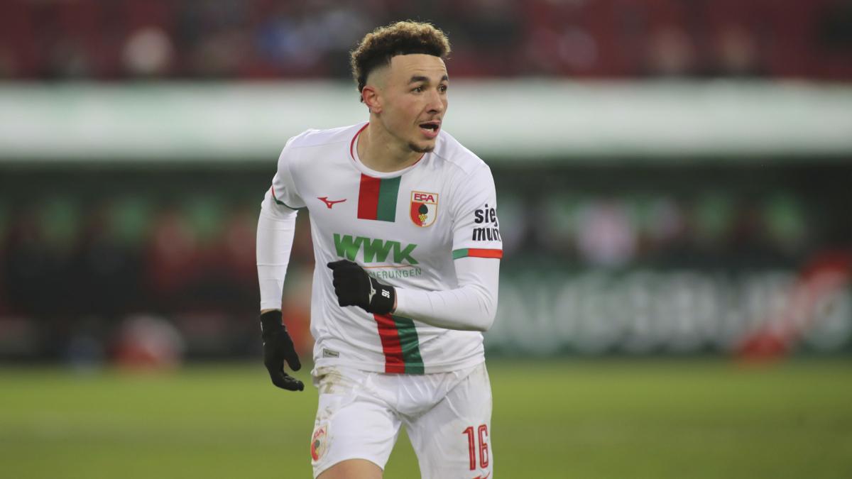 Rubén Vargas durante su etapa en la Bundesliga