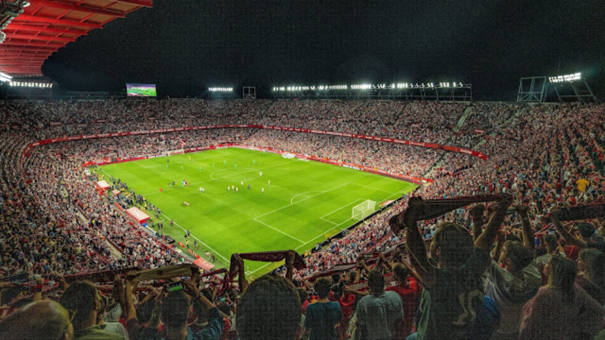 Sevilla Fans at Ramón Sánchez-Pizjuán
