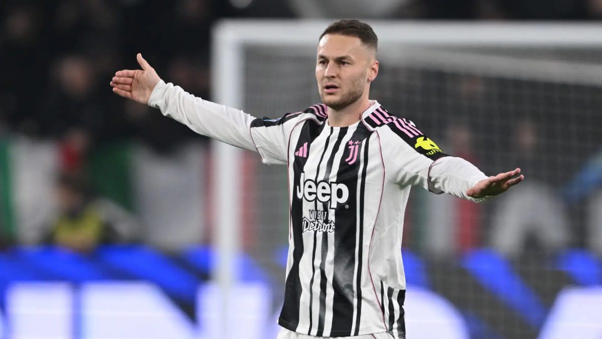 Teun Koopmeiners durante un partido con la Juventus