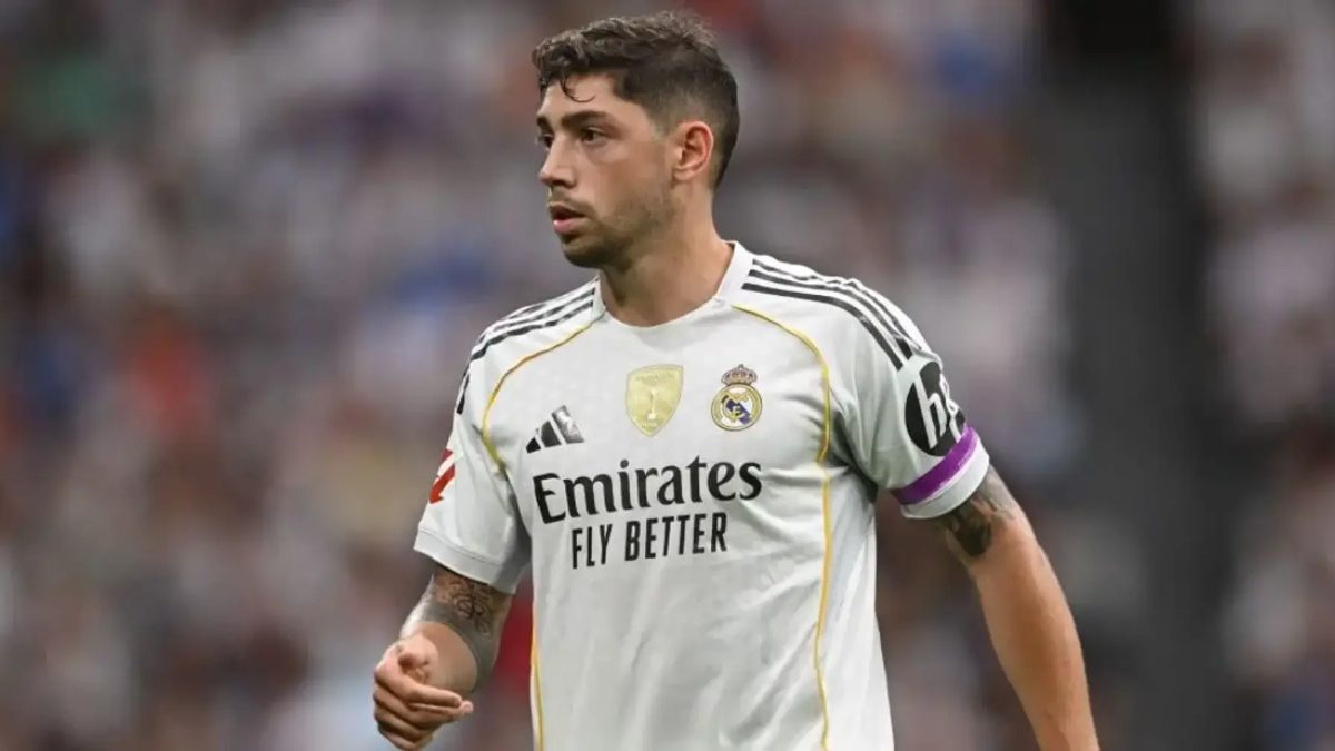 Fede Valverde durante un encuentro con el Real Madrid