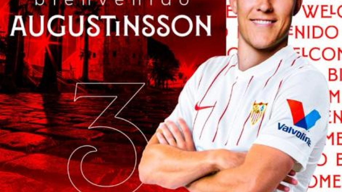 OFICIAL: Augustinsson, nuevo refuerzo del Sevilla - Foto: Twitter Sevilla FC