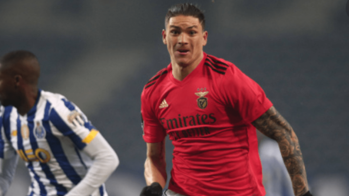 "El Almería todavía no ha recibido una oferta de Benfica por Darwin Núñez. Foto: Getty Images"