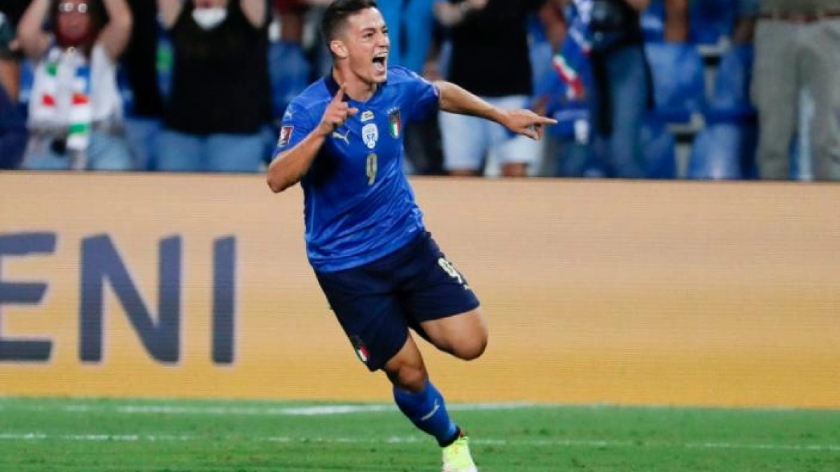 Giacomo Raspadori ya ha debutado con la selección absoluta de Italia. Foto: Getty