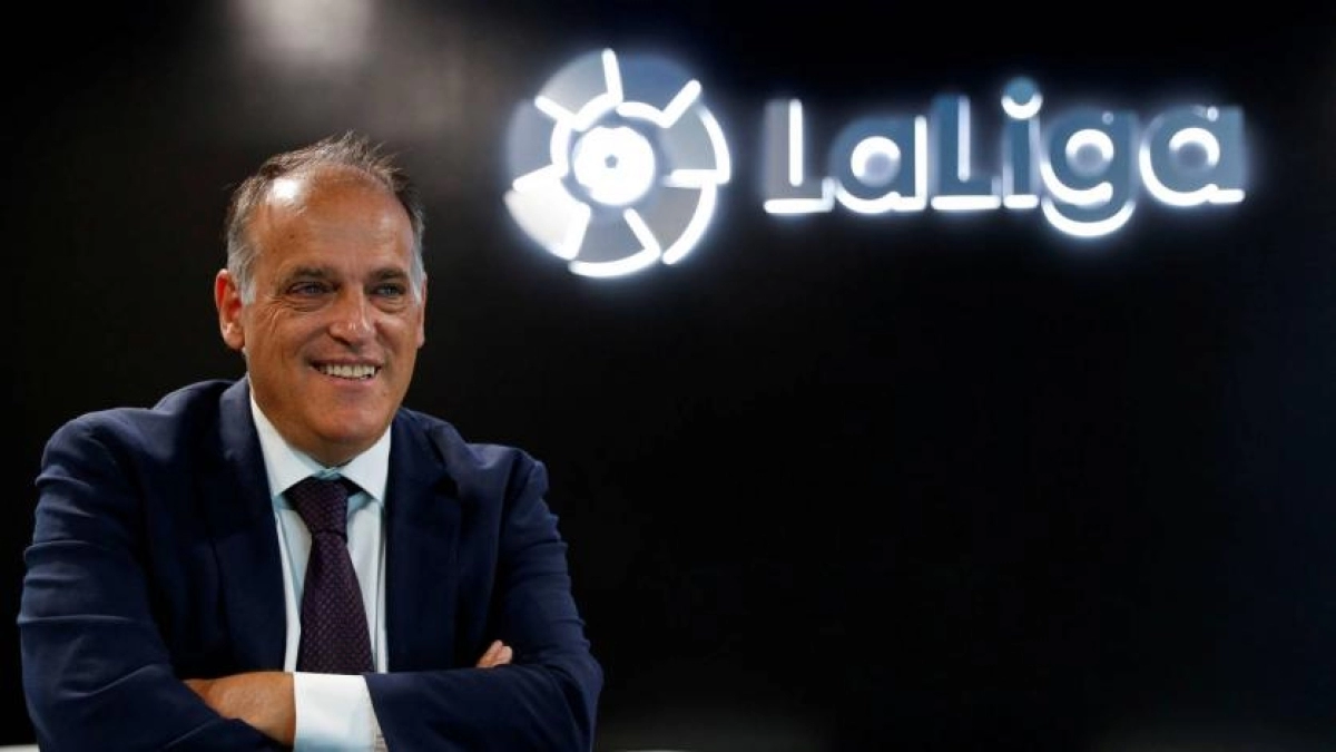 Javier Tebas, presidente de LaLiga. Foto: La Grada
