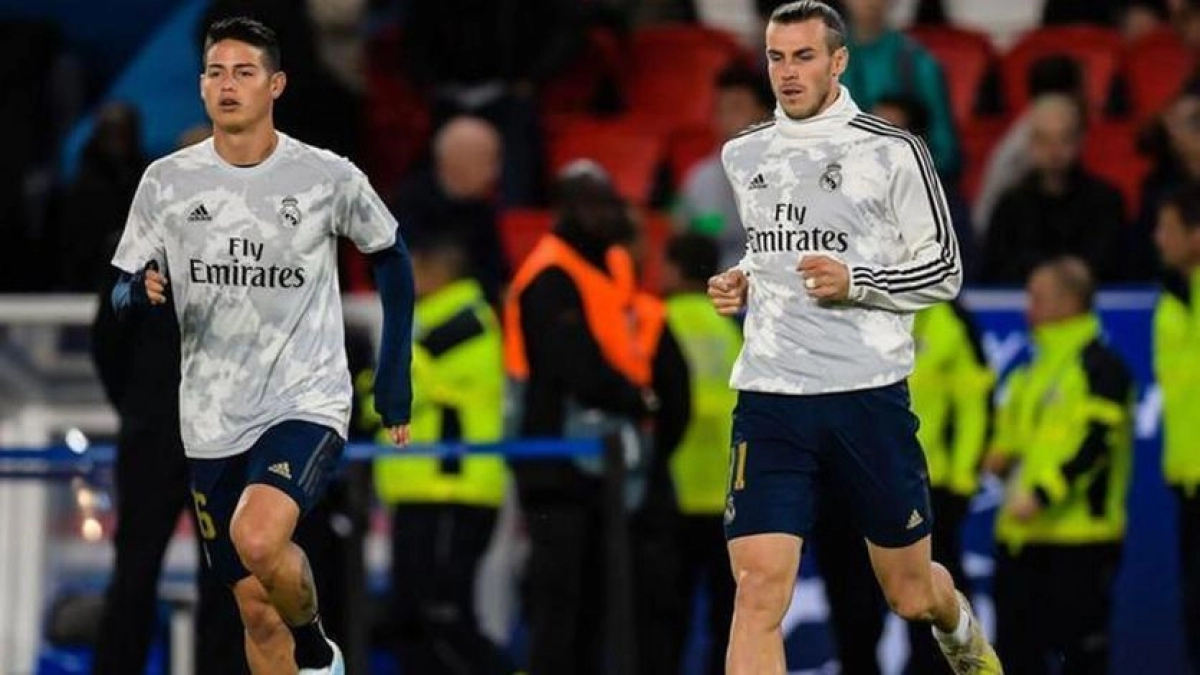 James y Bale están en la cuerda floja | FOTO: REAL MADRID