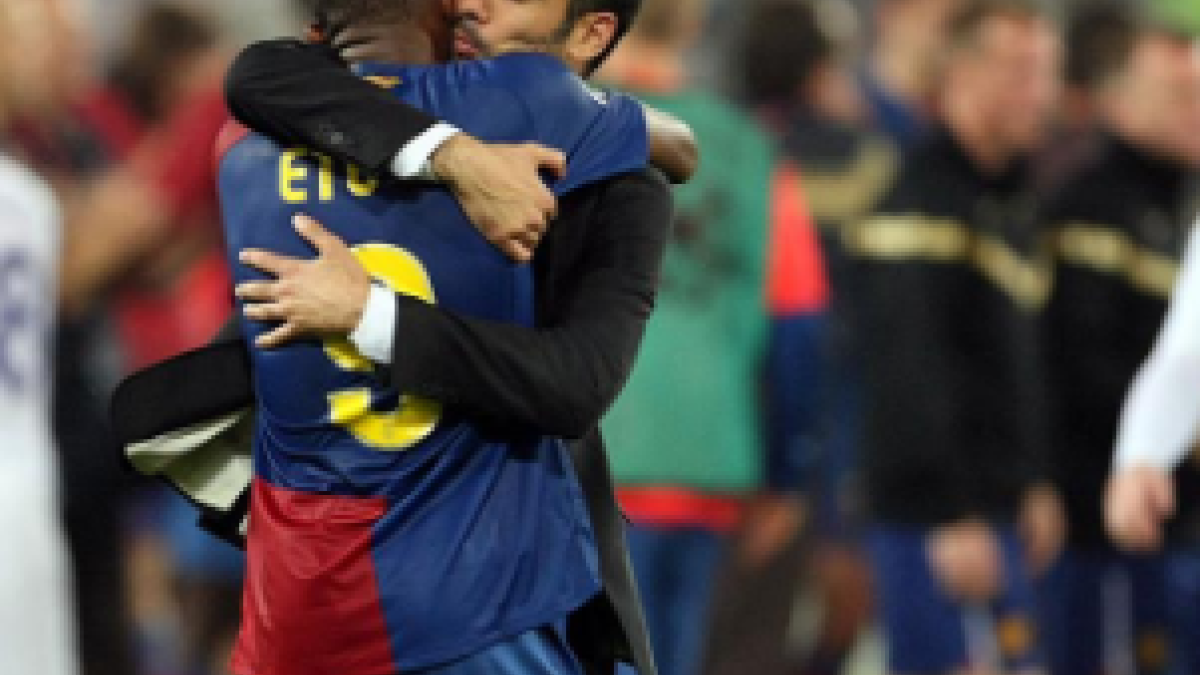 ¿Por qué Guardiola decidió contar un año más con Eto’o? "Foto: La Vanguardia"