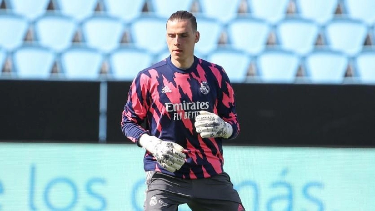 Andriy Lunin podría salir cedido del Real Madrid. Foto: Getty