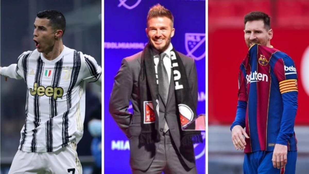¡BOMBAZO! Beckham vuelve a pronunciarse sobre Cristiano y Messi. Foto: fichajes.net