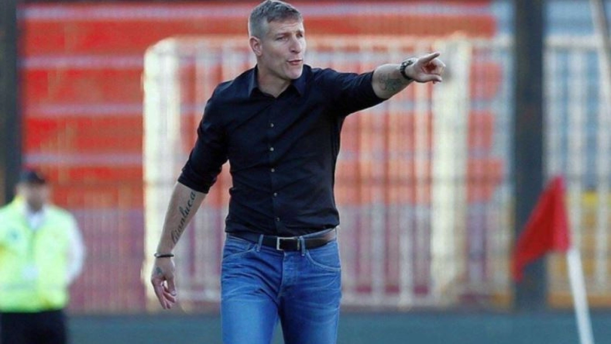 Martín Palermo ya tiene en Aldosivi a su delantero "Foto: Olé"