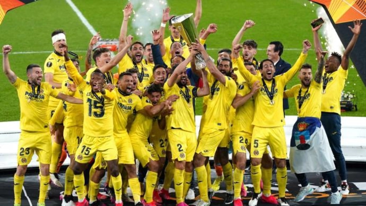 El Villarreal se proclamaba campeón de la UEFA Europa League tras vencer al Manchester United en penaltis. Foto: Getty