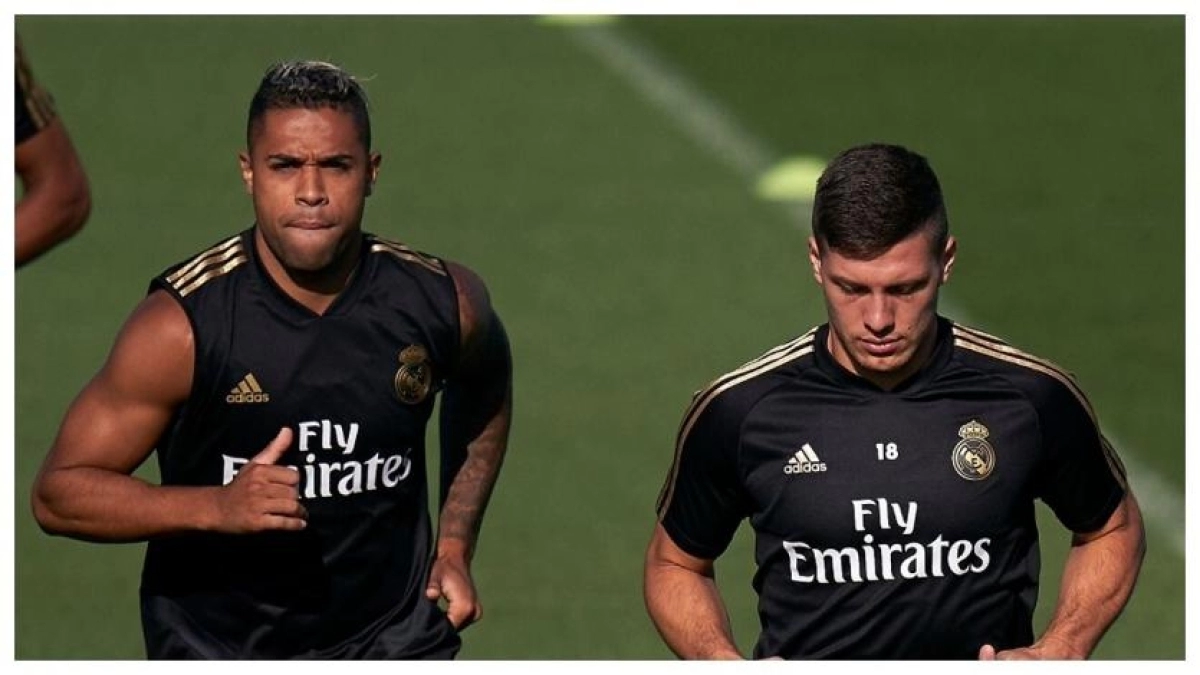 Mariano Díaz y Luka Jovic, en la cuerda floja. Foto: Marca
