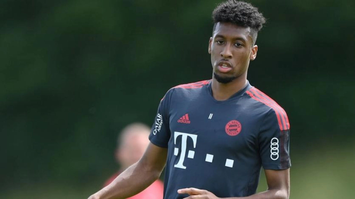 Primer intento del Barcelona por Kingsley Coman / FCBayern.com