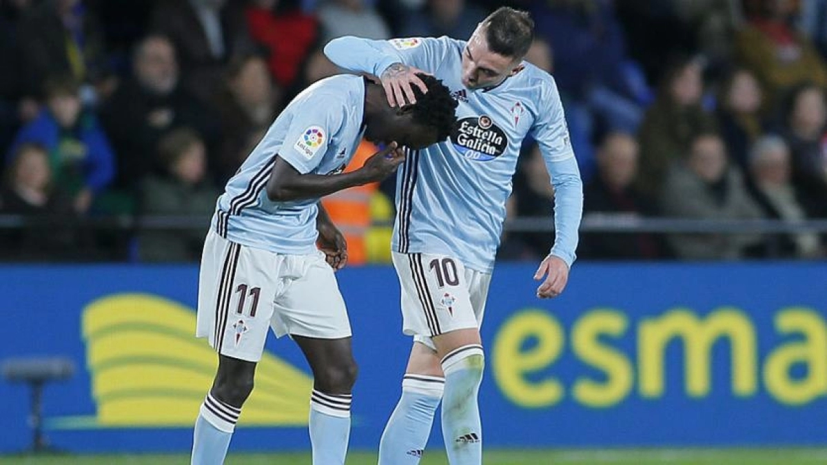 Los capitanes del Celta piden la salida de Pione Sisto. Foto: Marca