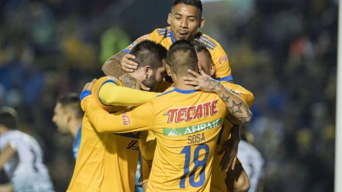 Los 5 jugadores de Tigres que están en la rampa de salida. Foto: impacto.mx