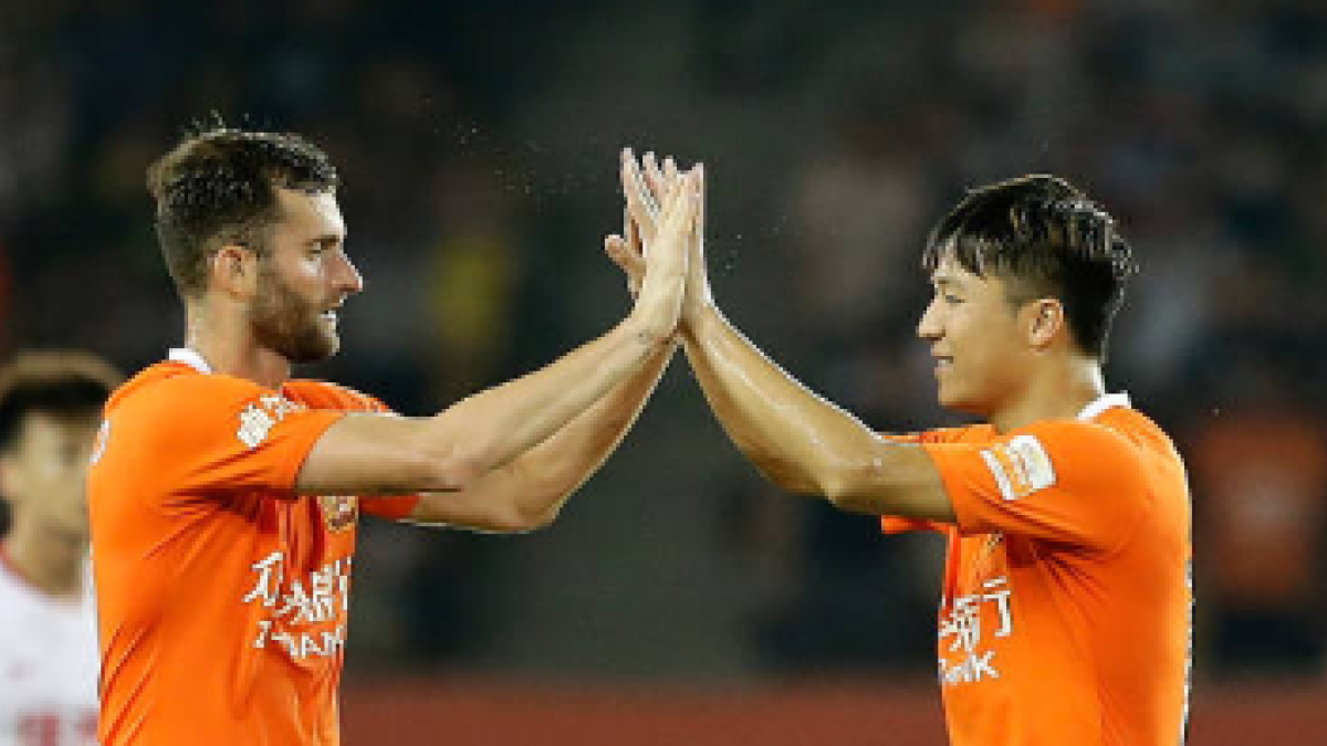 "El fútbol chino logra vencer al coronavirus. Foto: Getty Images"